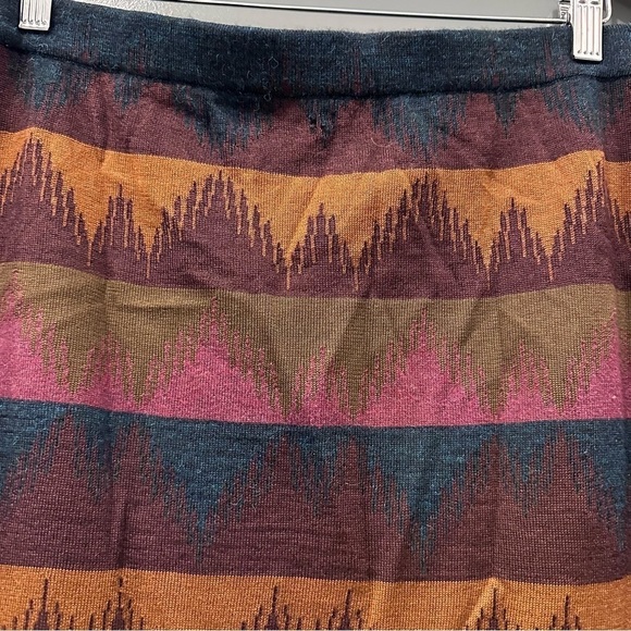 Peruvian Connection Pima cotton/alpaca/silk/wool blend western maxi skirt. Artsy - Picture 6 of 8
